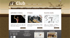 Desktop Screenshot of fitclub-ds.sk